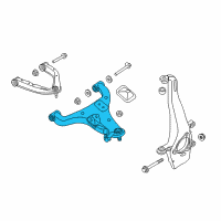 OEM 2019 Nissan Titan Link Complete-Front Suspension, Lower RH Diagram - 54500-EZ00B