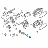 OEM 2014 Ford Police Interceptor Utility Power Switch Diagram - BT4Z-10B776-AA