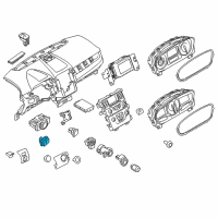 OEM 2013 Ford Edge Lock Switch Diagram - BT4Z-54432A38-AA