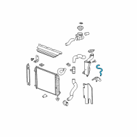 OEM 2009 Chevrolet HHR Outlet Hose Diagram - 25826619