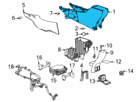 OEM 2022 Chevrolet Trailblazer Center Console Diagram - 42708824