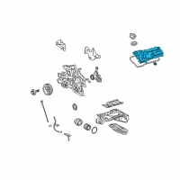 OEM 2008 Lexus IS250 Cover Sub-Assy, Cylinder Head, LH Diagram - 11202-31022