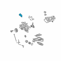 OEM 2015 Lexus IS350 Cover Sub-Assy, Engine Diagram - 12601-31010