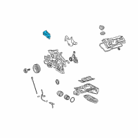 OEM 2013 Lexus IS350 Cover Sub-Assy, Engine Diagram - 12601-31010