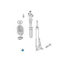 OEM 2022 Ford EcoSport Shock Assembly Nut Diagram - -W708731-S442