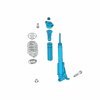 OEM 2022 Ford EcoSport Shock Assembly Diagram - GN1Z-18125-AN