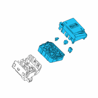 OEM 2019 Cadillac XT5 Fuse & Relay Box Diagram - 84155666