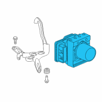 OEM 2020 Honda HR-V Modulator Assembly, Vsa (Rewritable) Diagram - 57110-T7W-A53