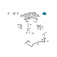 OEM 2013 Acura MDX Motor Assembly, Fan Diagram - 79220-STX-A01