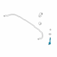 OEM Nissan Altima Rod Assembly-Connecting, STABILIZER Diagram - 54618-0Z800