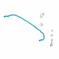 OEM Nissan Altima Stabilizer-Front Diagram - 54611-0Z801