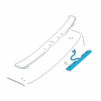 OEM 2001 Ford Taurus High Mount Lamp Diagram - 1F1Z-13A613-AA