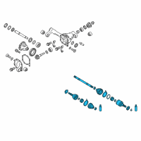 OEM Infiniti QX56 Shaft Assy-Front Drive, RH Diagram - 39100-1LA0E