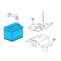 OEM Saturn Aura Batteries Diagram - 88861750