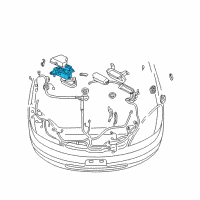 OEM 2002 Toyota Prius Fuse & Relay Box Diagram - 82743-47020