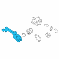 OEM 1999 Cadillac Eldorado Housing Asm-Water Pump Diagram - 12553133