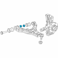 OEM Dodge Nut Diagram - 6105172AA