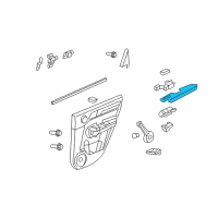 OEM Honda CR-V Armrest, Left Rear Door Lining (Atlas Gray) Diagram - 83752-SWA-A22ZA