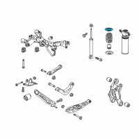 OEM 2020 Buick Envision Upper Spring Insulator Diagram - 13389959