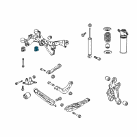 OEM 2017 Buick Envision Suspension Crossmember Rear Bushing Diagram - 13377395