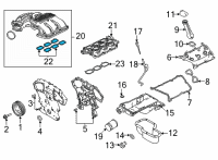 OEM Nissan Gasket-Intake Manifold Collector Diagram - 14032-9BT0A