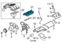 OEM 2020 Nissan Frontier Manifold Assy-Intake Diagram - 14001-9BT0B