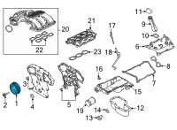 OEM 2022 Nissan Frontier Pulley-Crankshaft Diagram - 12303-9BT0A