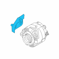 OEM Nissan Bracket Alternator Diagram - 11710-ET80B