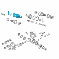 OEM 2019 Infiniti Q70 Repair Kit-Dust Boot, Outer Diagram - C9241-EG00J