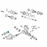 OEM 2012 Infiniti M56 Bearing-PINION Diagram - 38140-1LB0C