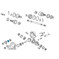 OEM Infiniti Seal-Oil, Drive Pinion Diagram - 38189-4GD0A