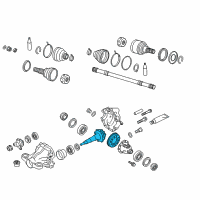 OEM 2019 Infiniti Q70 Gear Set-Final Drive Diagram - 38100-1MC1C