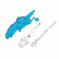 OEM 2009 Cadillac CTS Column Assembly Diagram - 20964383