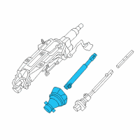 OEM 2011 Cadillac CTS Intermed Shaft Diagram - 25854685