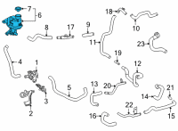 OEM 2021 Toyota Mirai Reservoir Tank Diagram - G91H0-62020