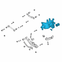 OEM 2017 Kia Sportage Carrier Assembly-Rear Axle Diagram - 52720D9100