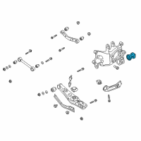 OEM 2019 Kia Sportage Bush-Lower Arm, Rear Diagram - 552152S300