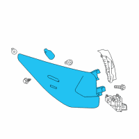 OEM 2018 Lexus RX350 Lamp Assembly, Rear Combination Diagram - 81550-0E130