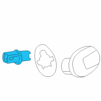 OEM Dodge Socket-Side REPEATER Lamp Diagram - 5288931AA