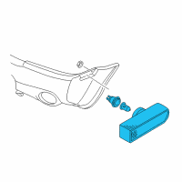 OEM 2003 Nissan Xterra Lamp Assembly-Side Marker, LH Diagram - 26185-7Z800