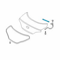 OEM 2011 Hyundai Genesis Coupe LIFTER-Trunk Lid Diagram - 81771-2M010