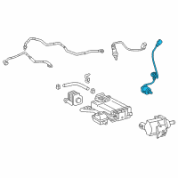 OEM 2021 Lexus RC300 Sensor, Oxygen Diagram - 89465-30B10
