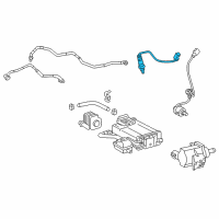 OEM 2014 Lexus GS450h Sensor, Air Fuel Ratio Diagram - 89467-53070