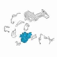 OEM Infiniti QX50 Turbo Charger Diagram - 14411-5NA1A