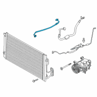 OEM BMW 328i GT xDrive Pressure Hose, Compressor-Condenser Diagram - 64-53-9-213-844