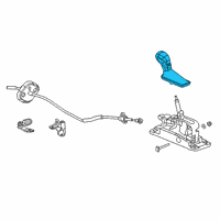 OEM 2020 Chevrolet Blazer Shift Knob Diagram - 84536305