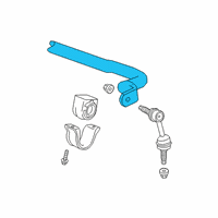 OEM Chevrolet Silverado 1500 Stabilizer Bar Diagram - 84122308