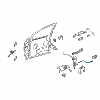 OEM 2003 Ford Focus Control Rod Diagram - 6S4Z-54221A00-AA