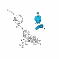 OEM Dodge Brake Mastr Cylinder Diagram - 5179892AA