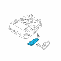 OEM 2019 Kia Stinger Shade Assembly-Map RH Diagram - 92806D4120